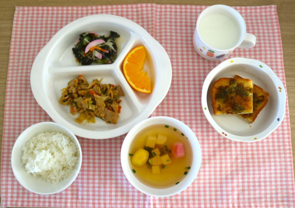 ７月２９日の給食です