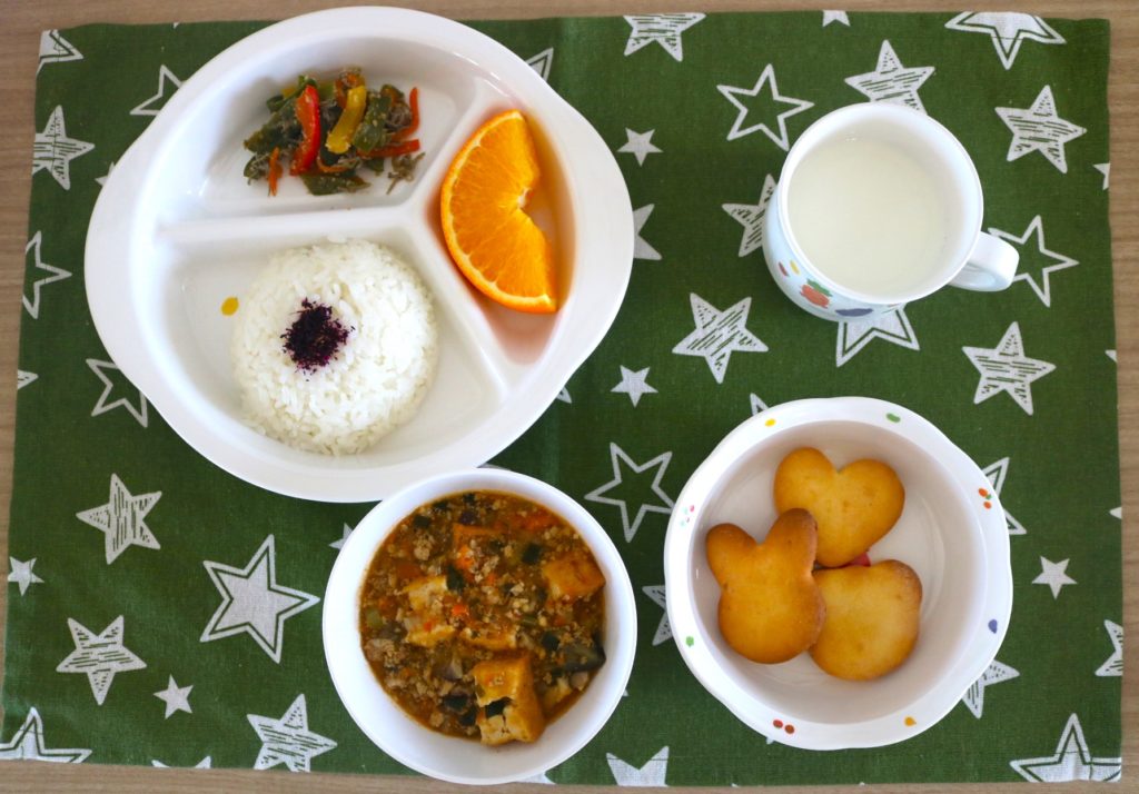 ８月２０日の給食です