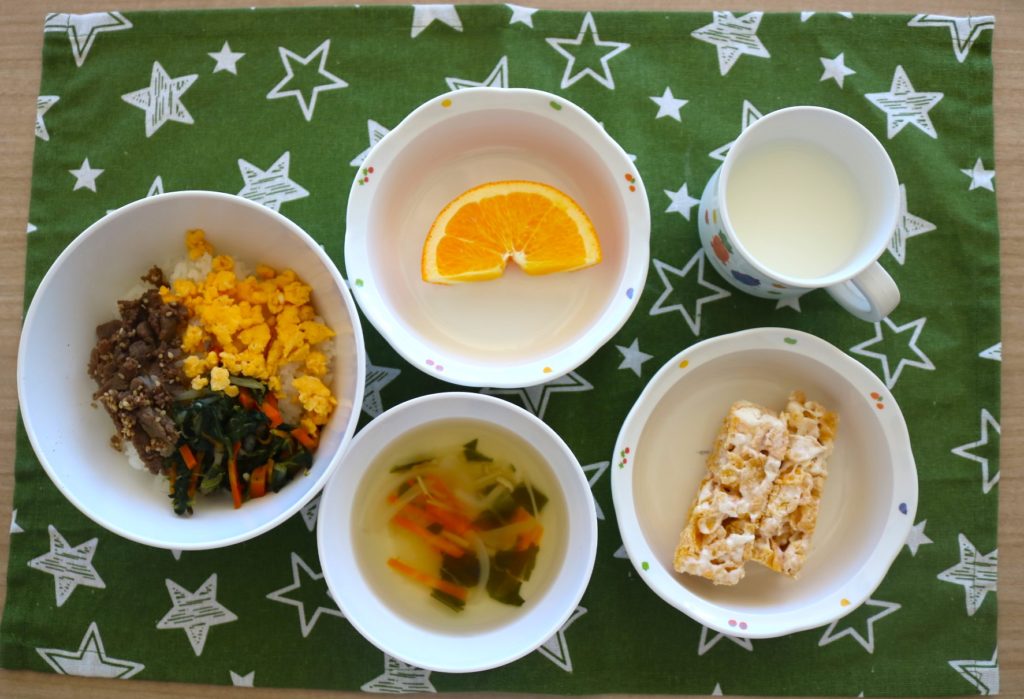 ８月３１日の給食です