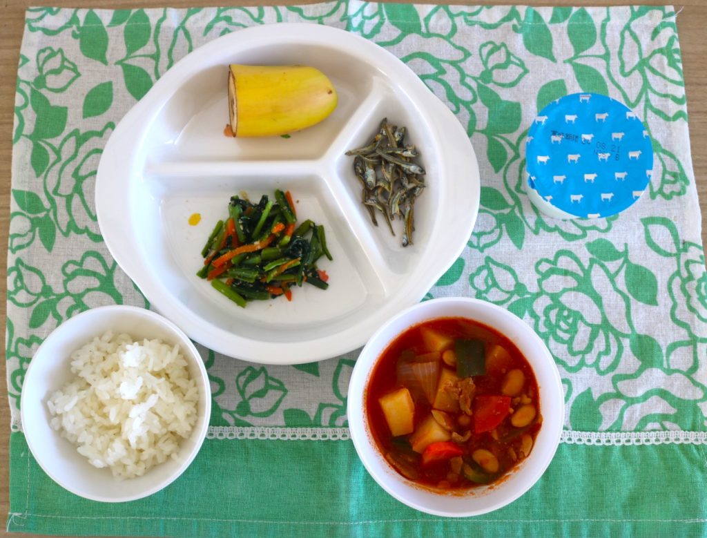 ８月８日の給食です