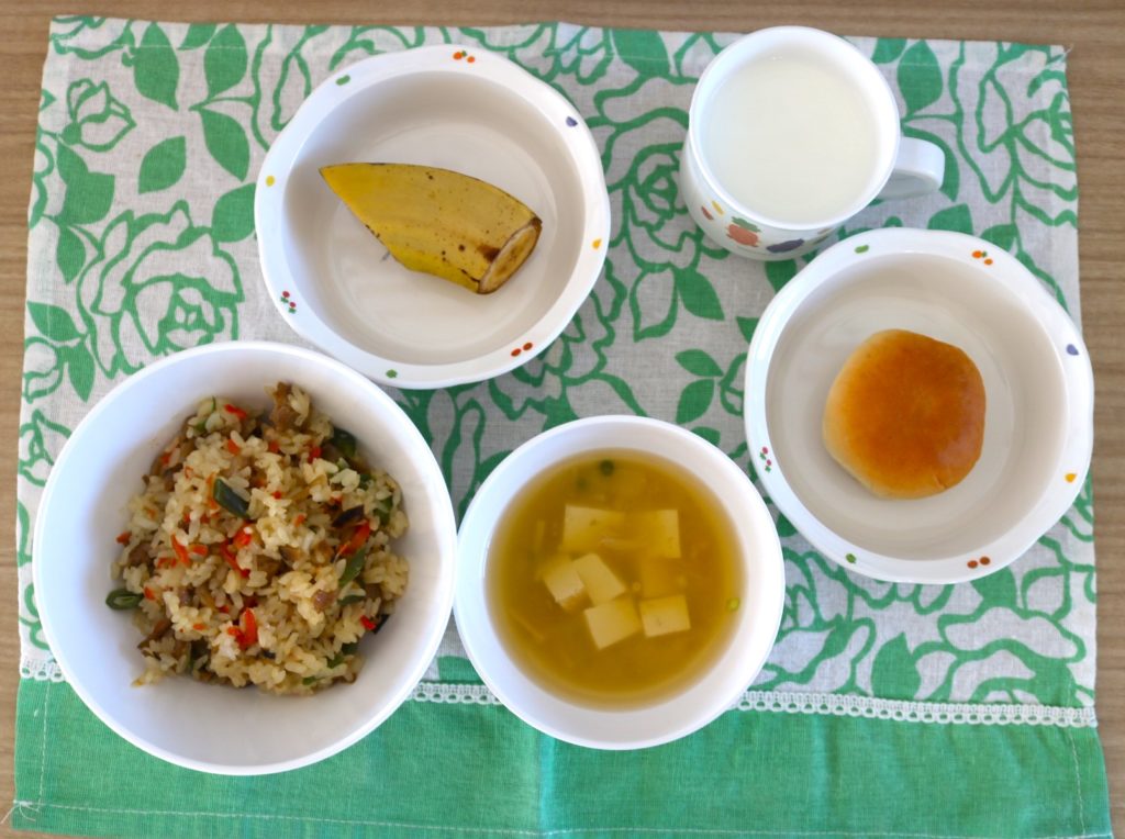 １０月１２日の給食です