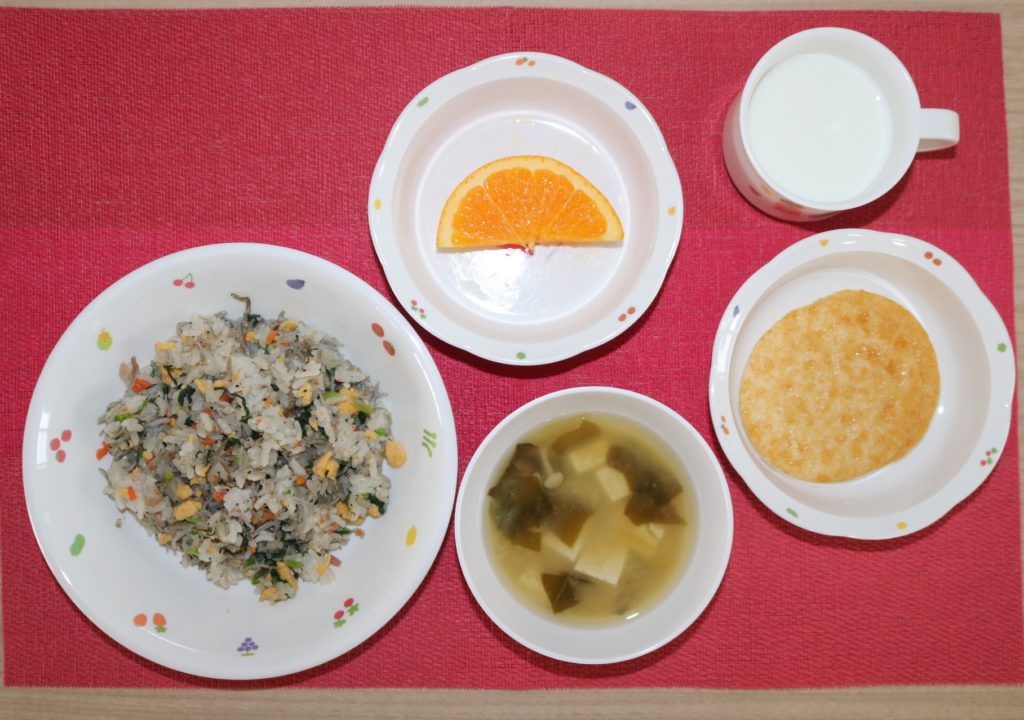 11月９日の給食です