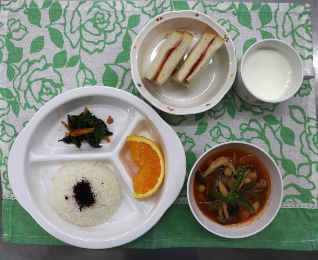 1月24日の給食です