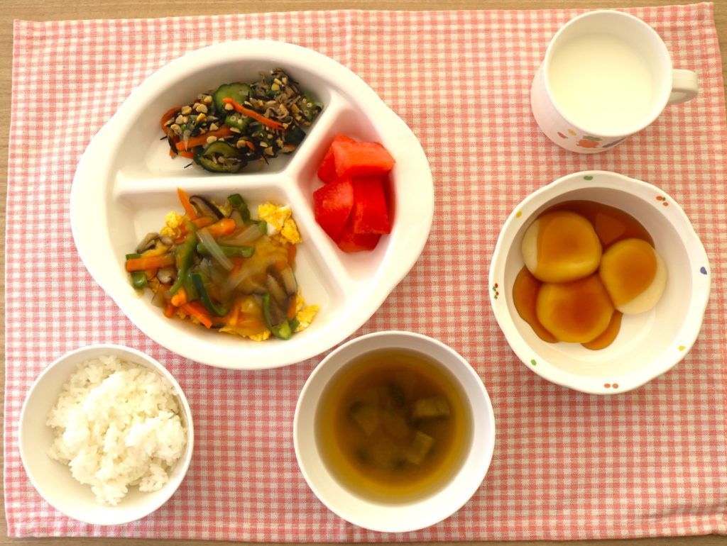 8月5日の給食です