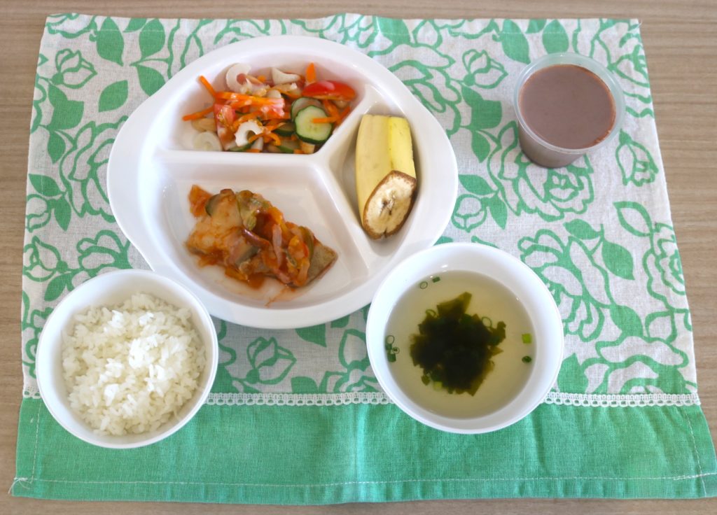 ８月６日の給食です