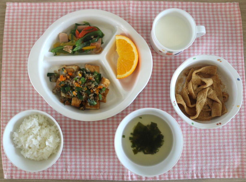 8月12日の給食です