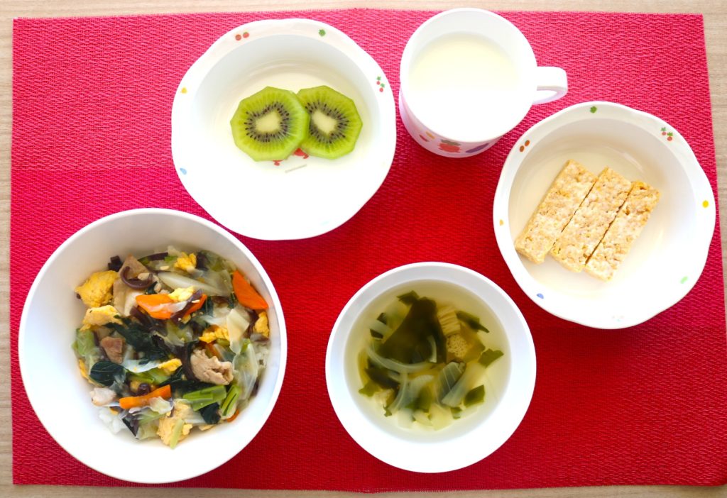 8月15日の給食です