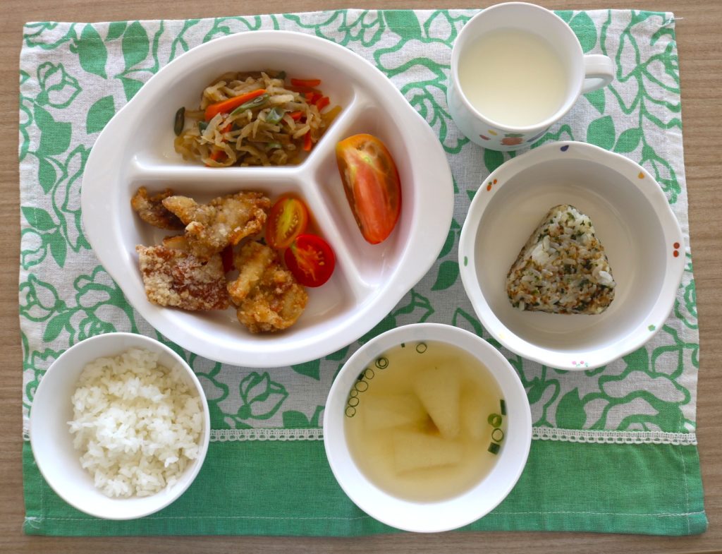 8月18日の給食です