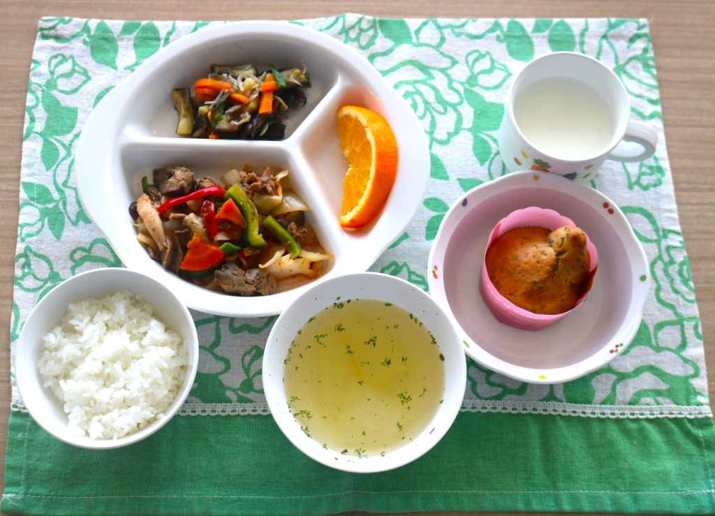 8月22日の給食です