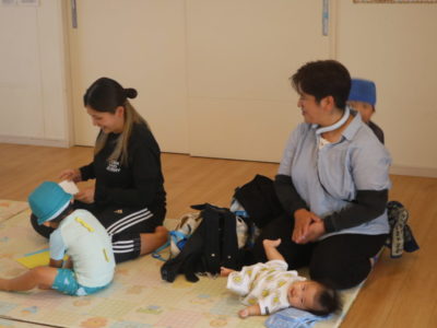 家庭教育学級「ひだまり」水遊び