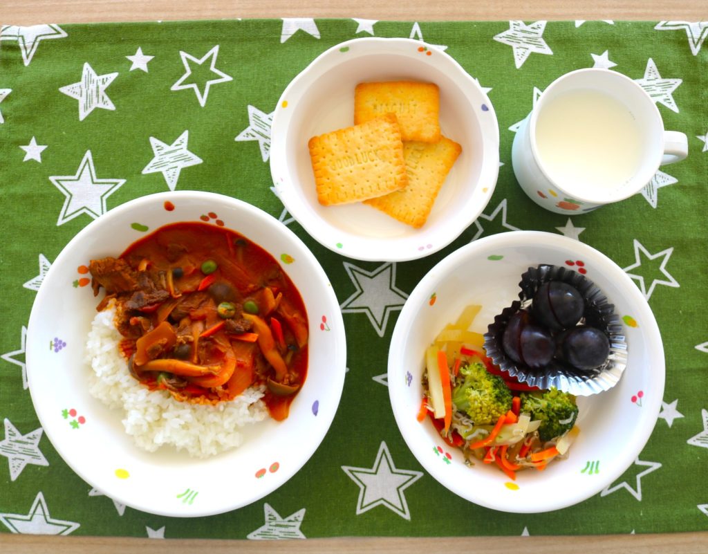 10月1日の給食です