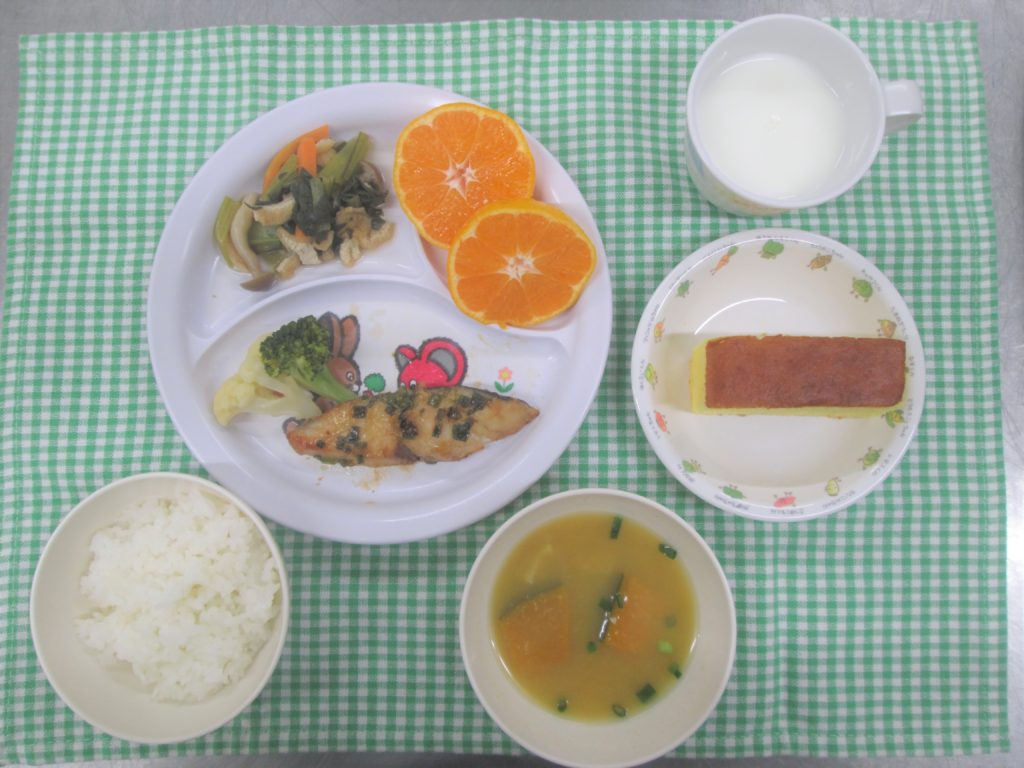 11月5日の給食です