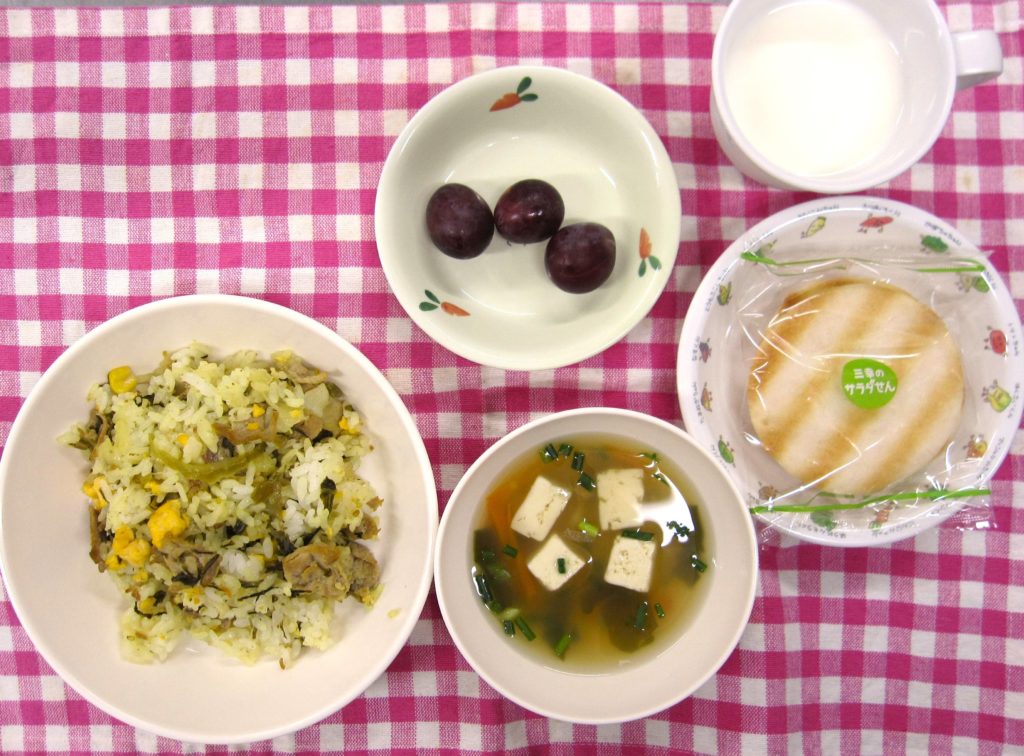 9月9日の給食です