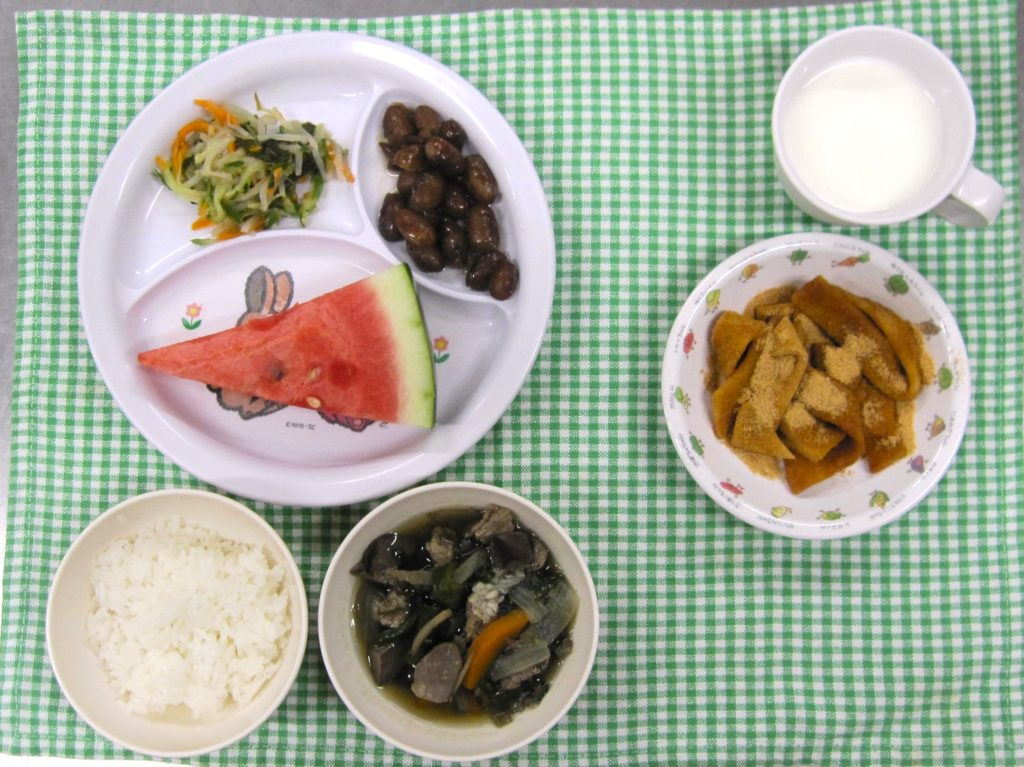 ７月３日の給食です