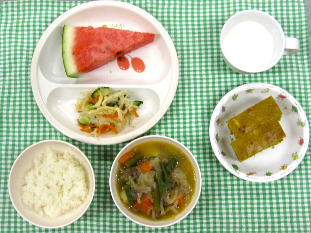 ７月９日の給食です