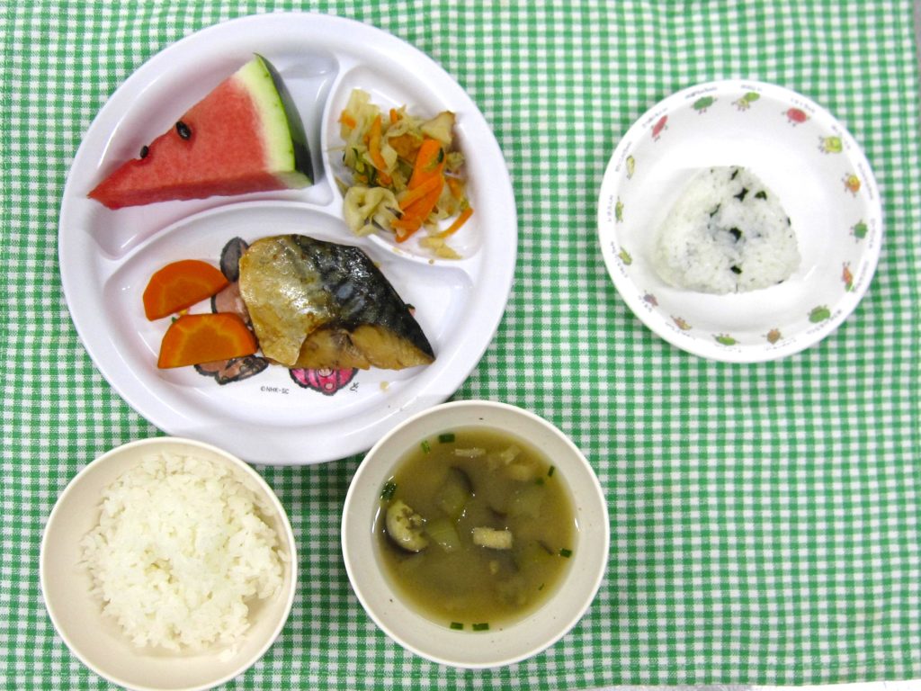 ８月２日の給食です