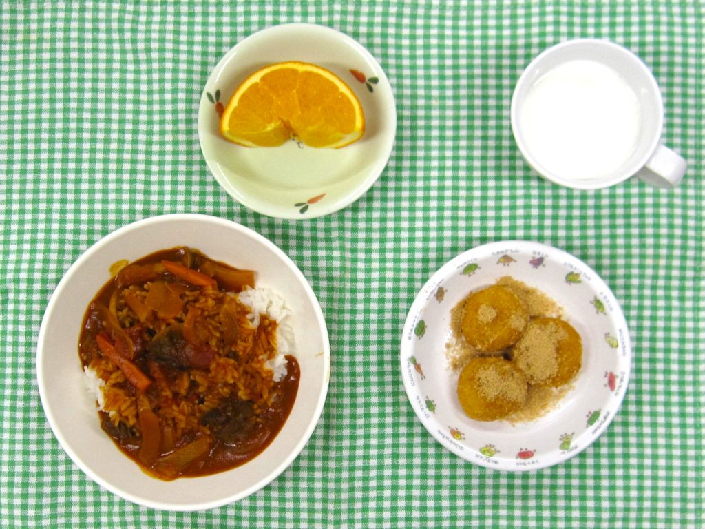 ８月１４日の給食です