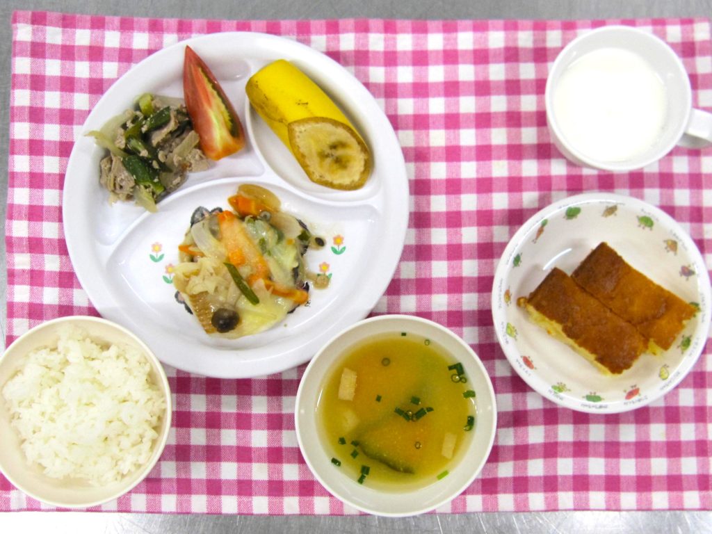 ８月２１日の給食です