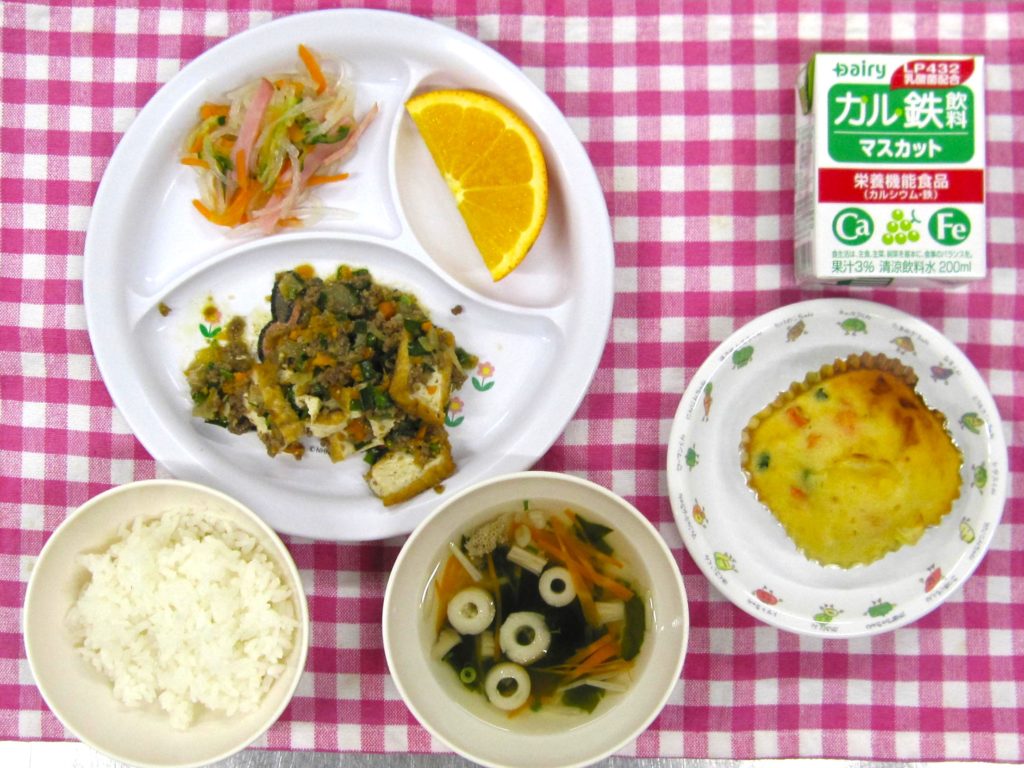 ８月２８日の給食です