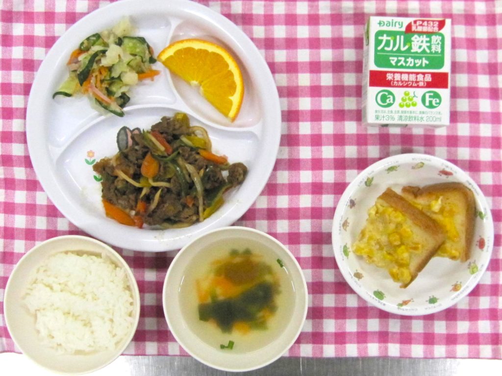 ９月３日の給食です