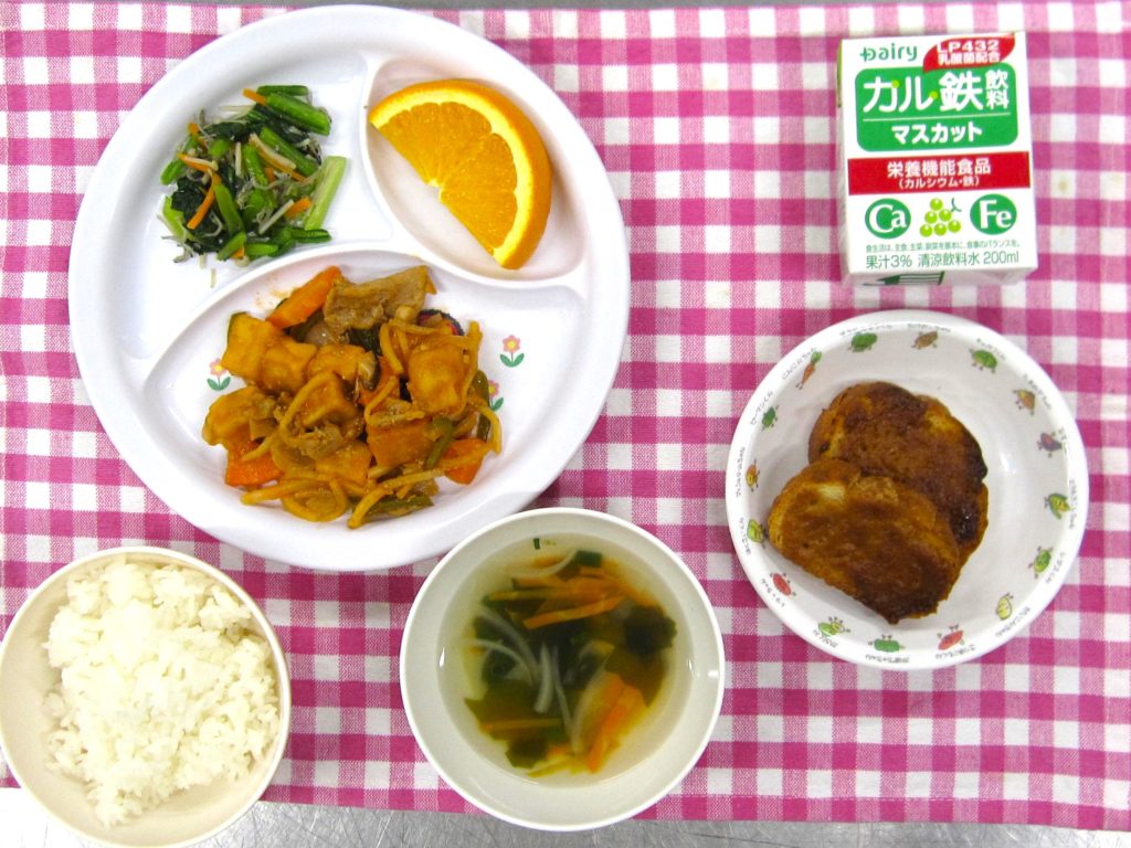 ９月１８日の給食です