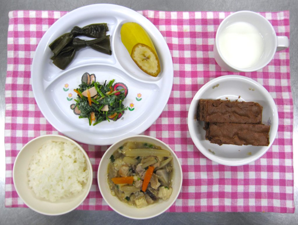 １１月２２日の給食です