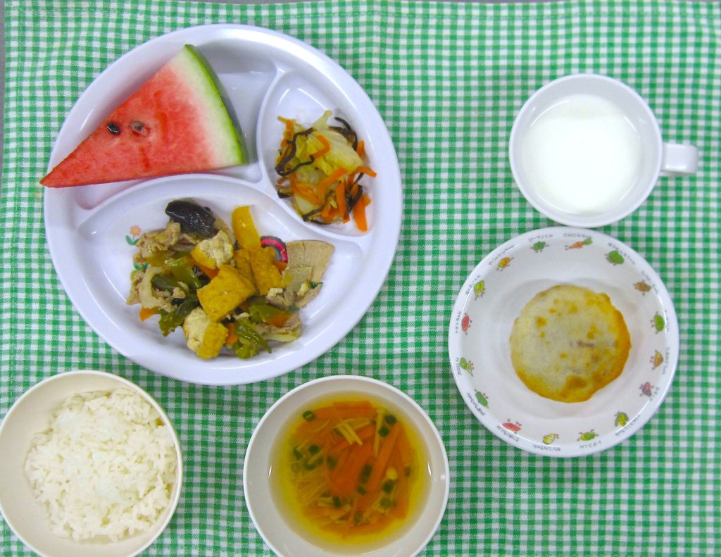 ７月２４日の給食です
