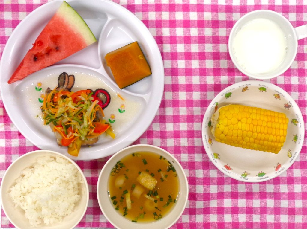 ８月２０日の給食です