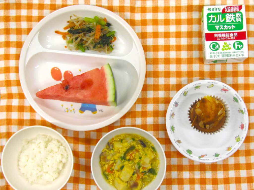 ８月６日の給食です