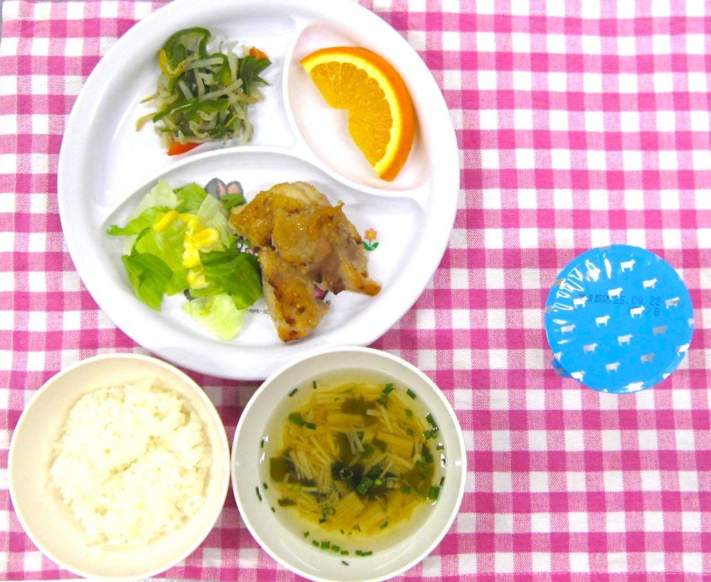 ８月８日の給食です