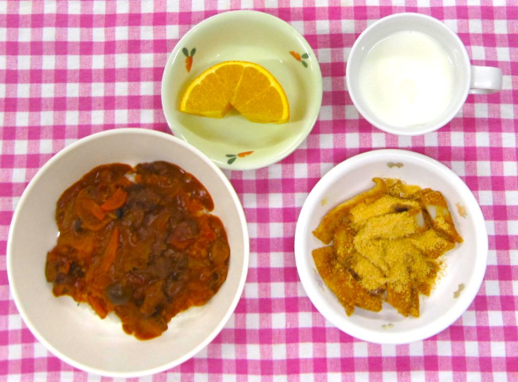 ８月１３日の給食です