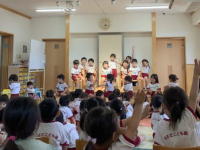 ８月の誕生日会