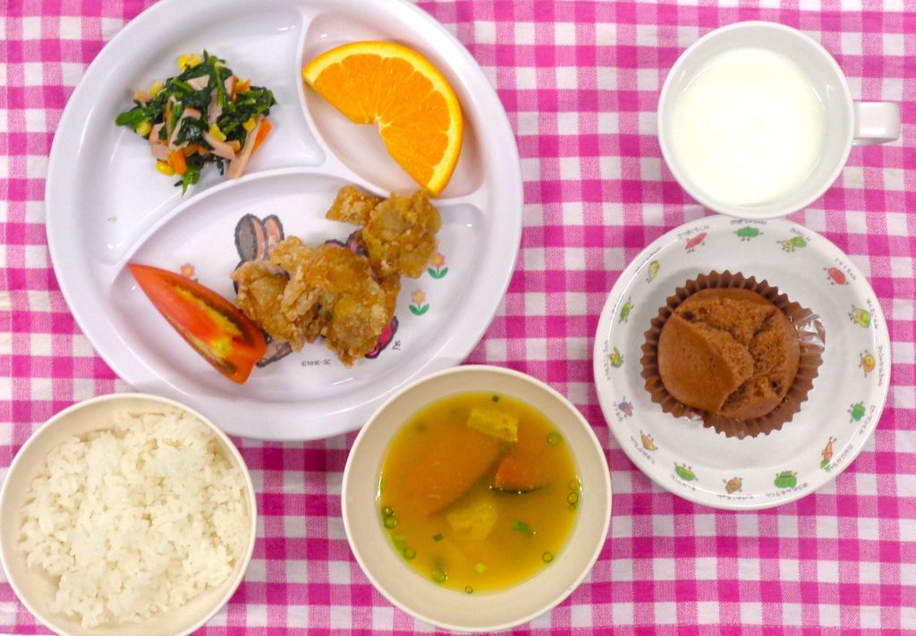 １０月３日の給食です