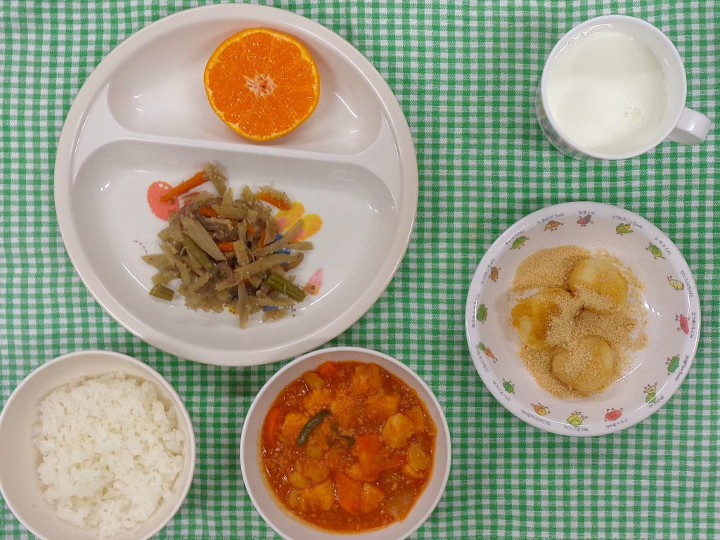 １２月１２日の給食です